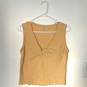 Madewell Ruched Detail Tank Top